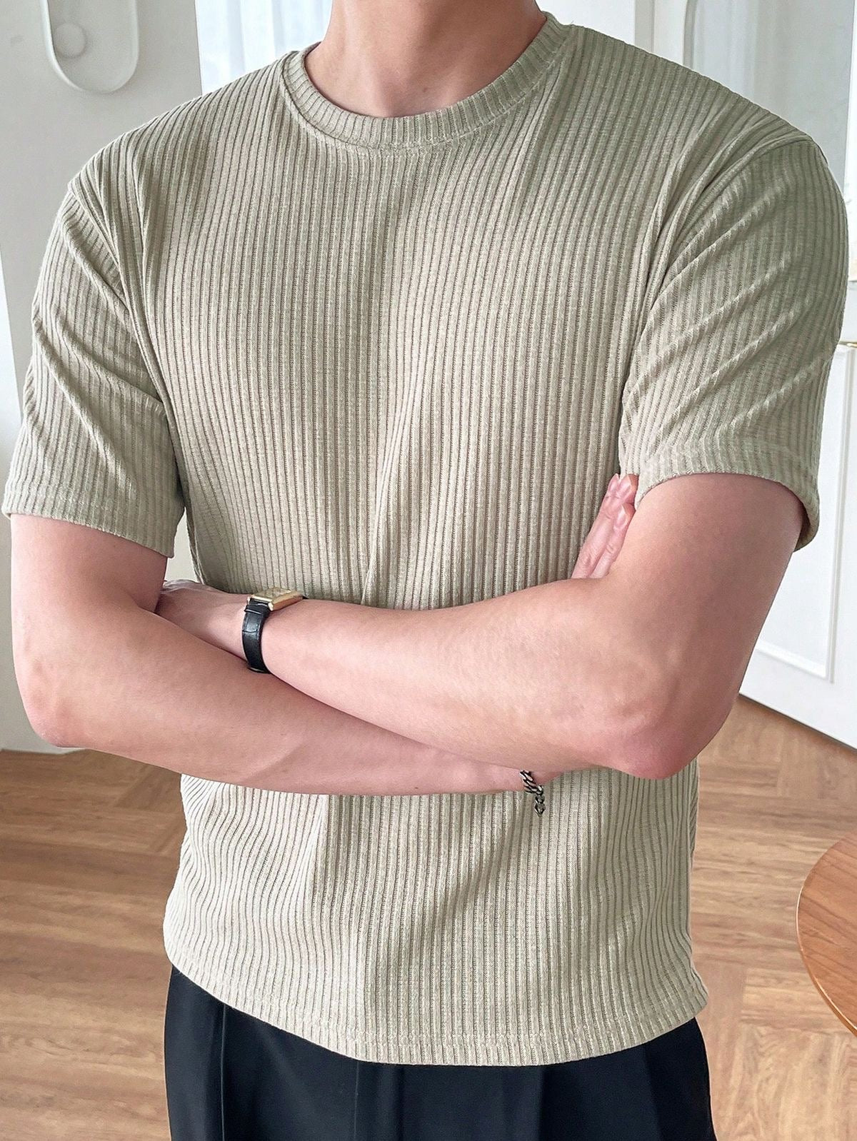 Beige Casual T-Shirt