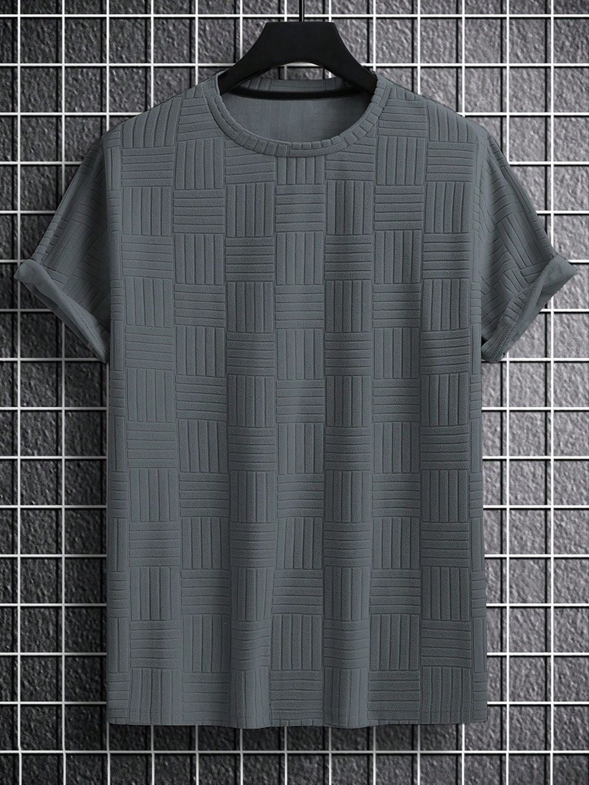 Grey Modern T-Shirt for Men