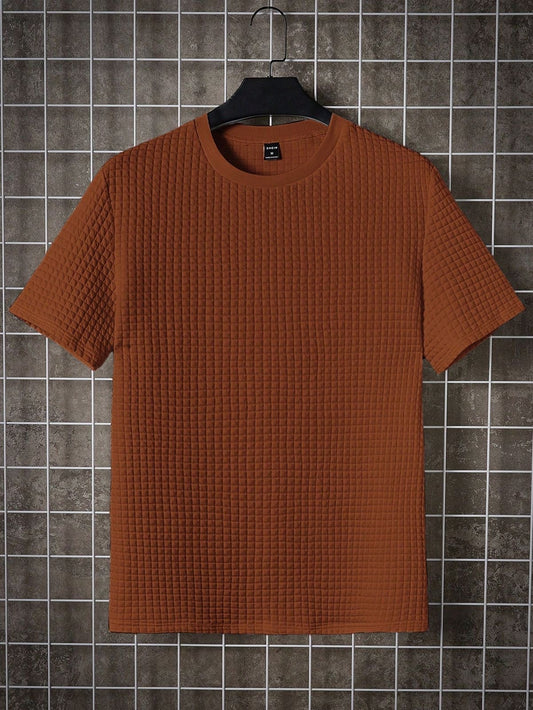 Metallic Copper Modern T-Shirt for Men