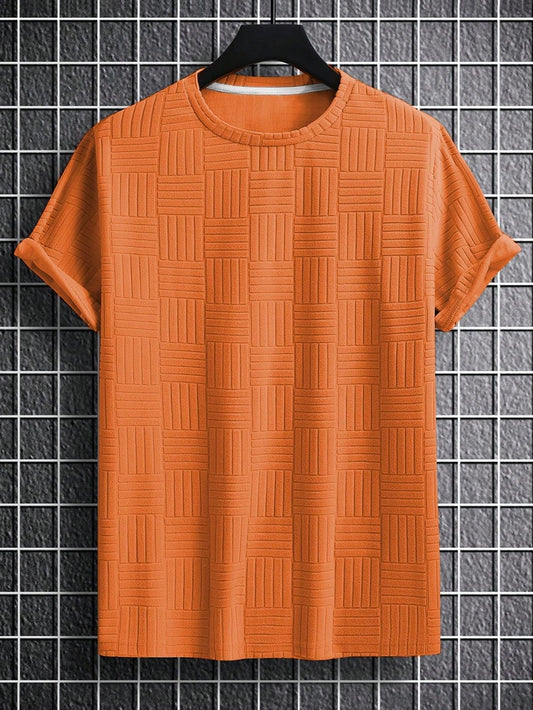 Orange Modern T-Shirt for Men