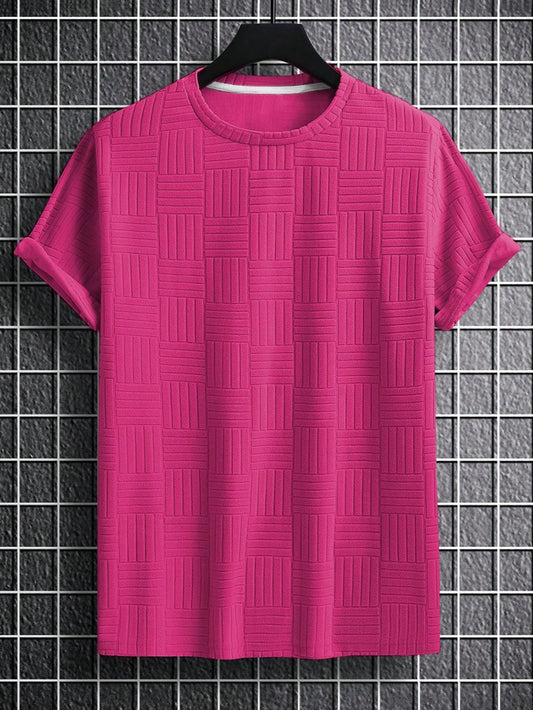 Pink Modern T-Shirt for Men