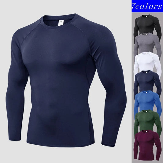 Men's Compression Shirts Longs Sleeve T-Shirt