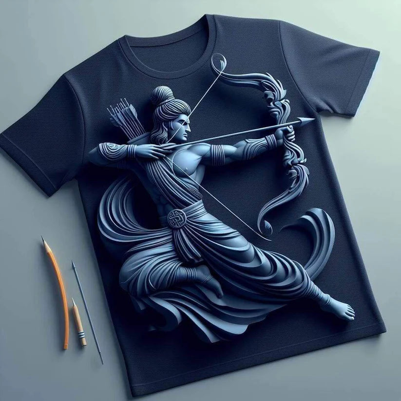 Lord Rama Blue Color T-Shirt