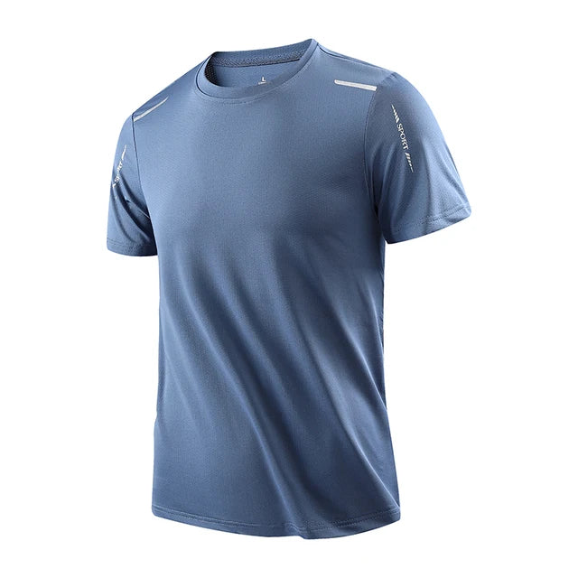 Men's Soft Elasticity Quick Drying T-Shirts Breathable Tees