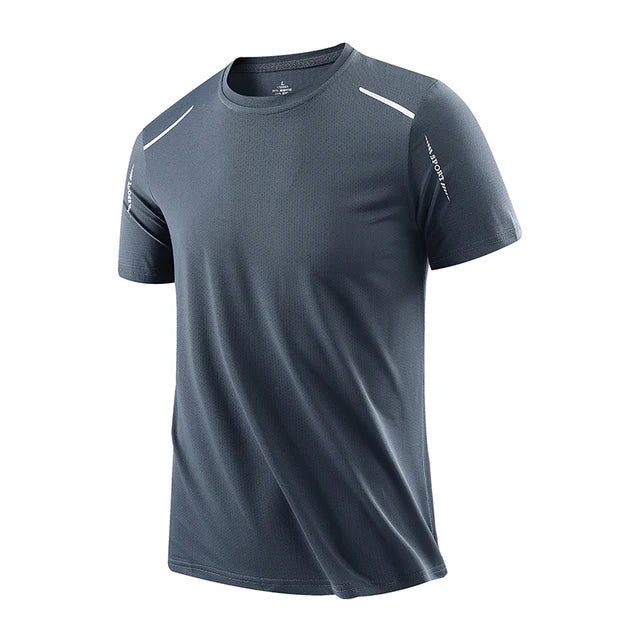 Men's Soft Elasticity Quick Drying T-Shirts Breathable Tees