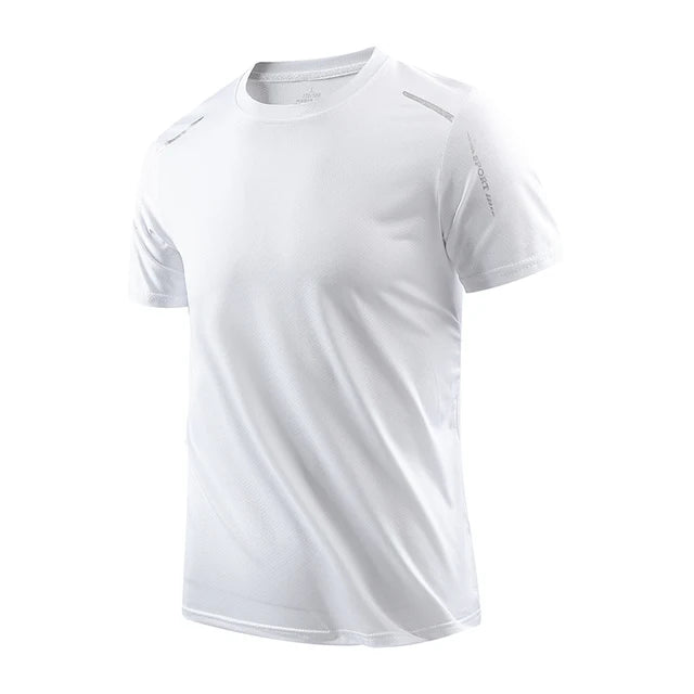 Men's Soft Elasticity Quick Drying T-Shirts Breathable Tees