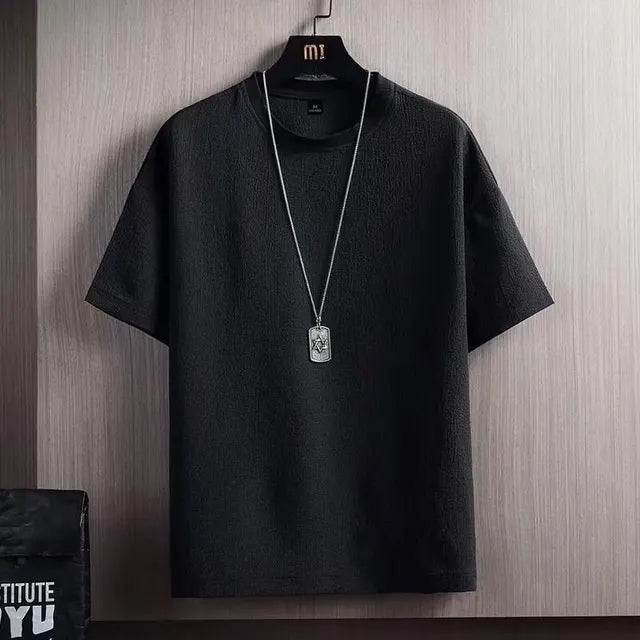 Men's Casual Short-Sleeved Summer Half-Sleeved Loose Fashion T-Shirt