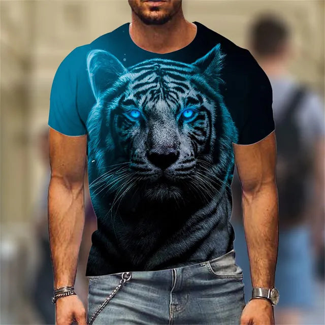 Beast Lion & Wolf 3D T Shirt