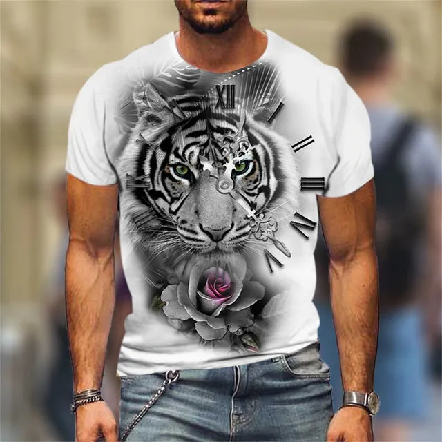 Beast Lion & Wolf 3D T Shirt